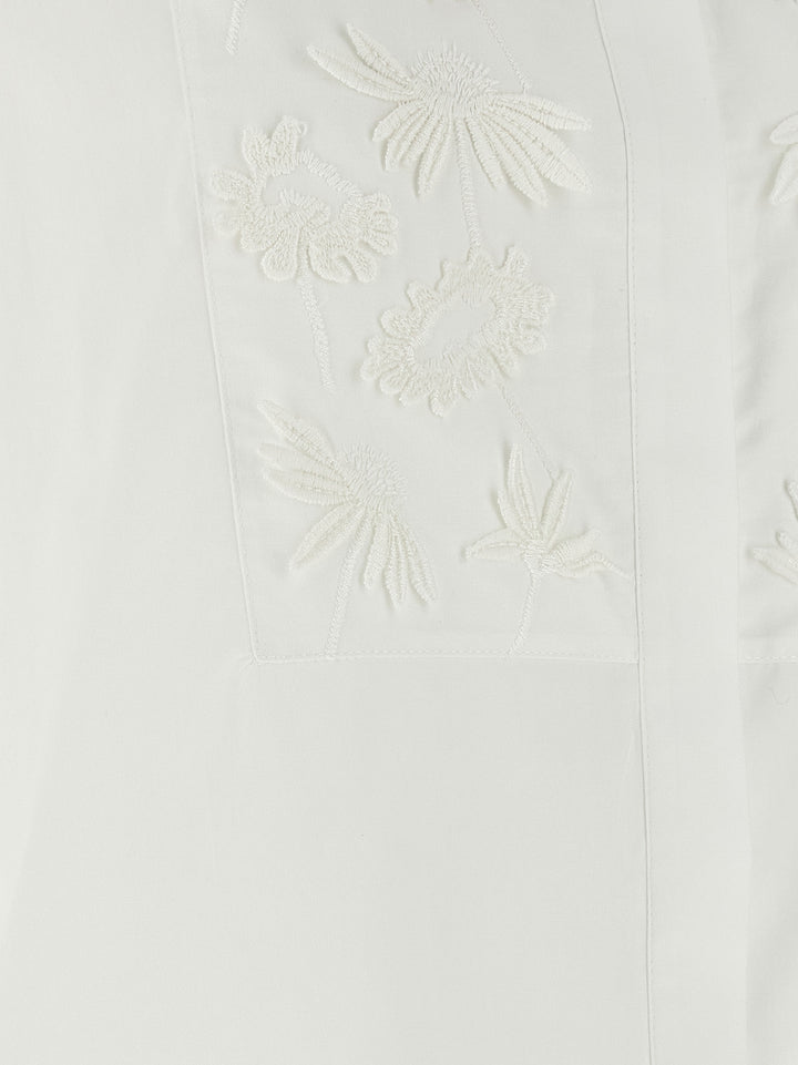 P.A.R.O.S.H. White Cotton Blouse