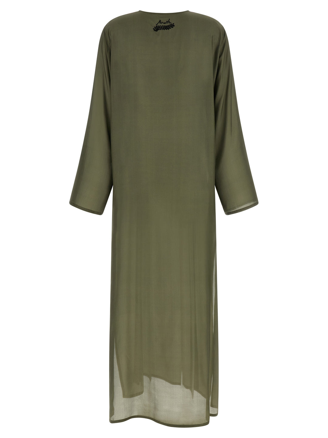 P.A.R.O.S.H. Bicolor Silk Long Dress