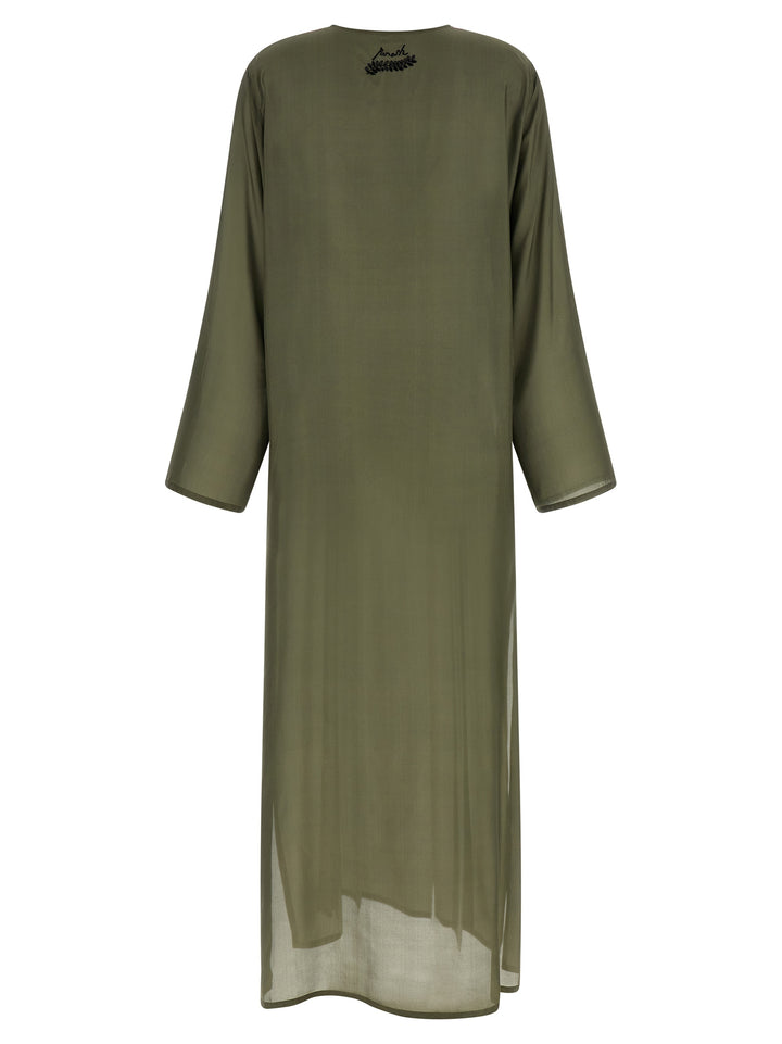 P.A.R.O.S.H. Bicolor Silk Long Dress
