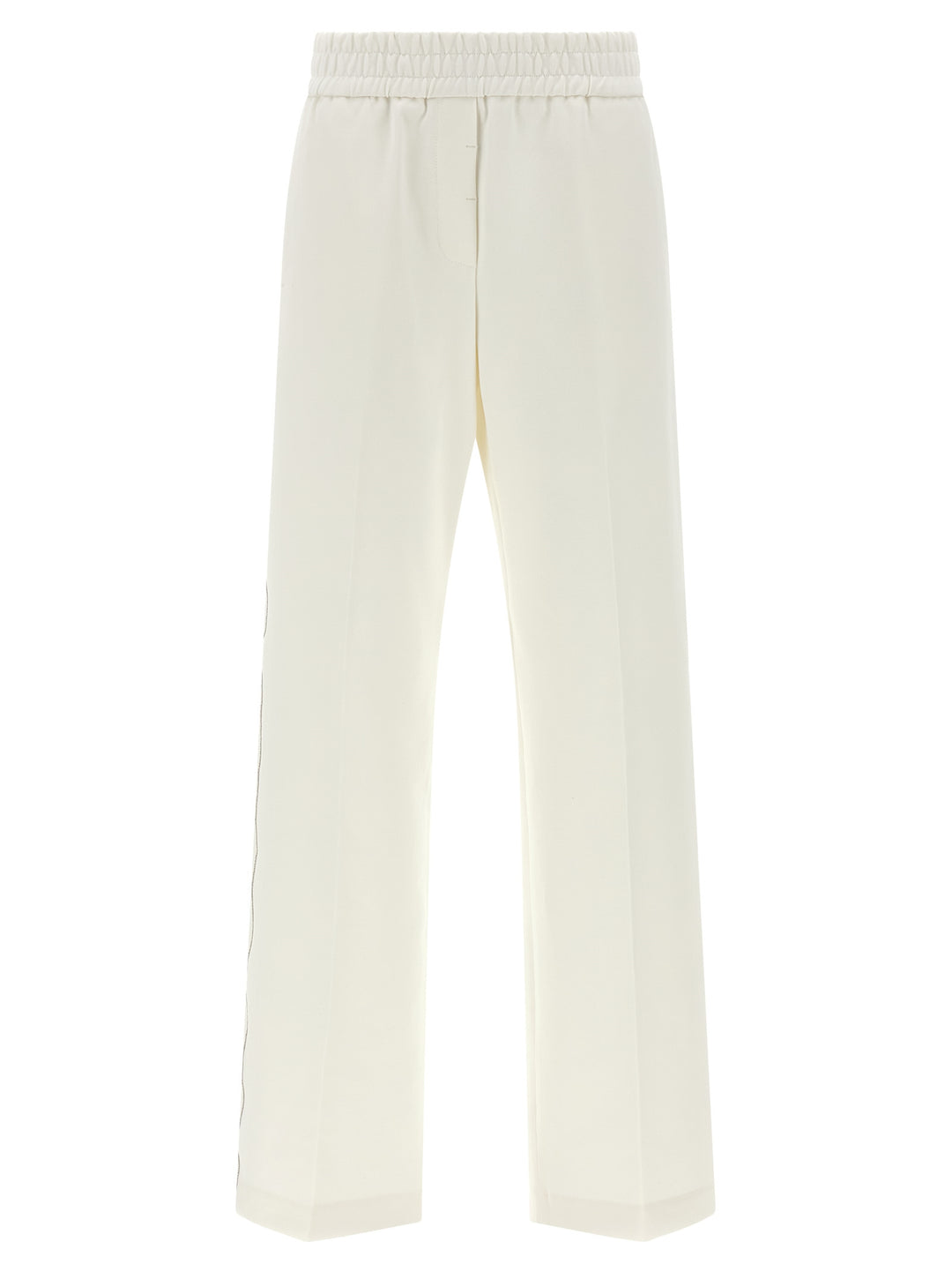 Peserico White Cotton Casual Pants