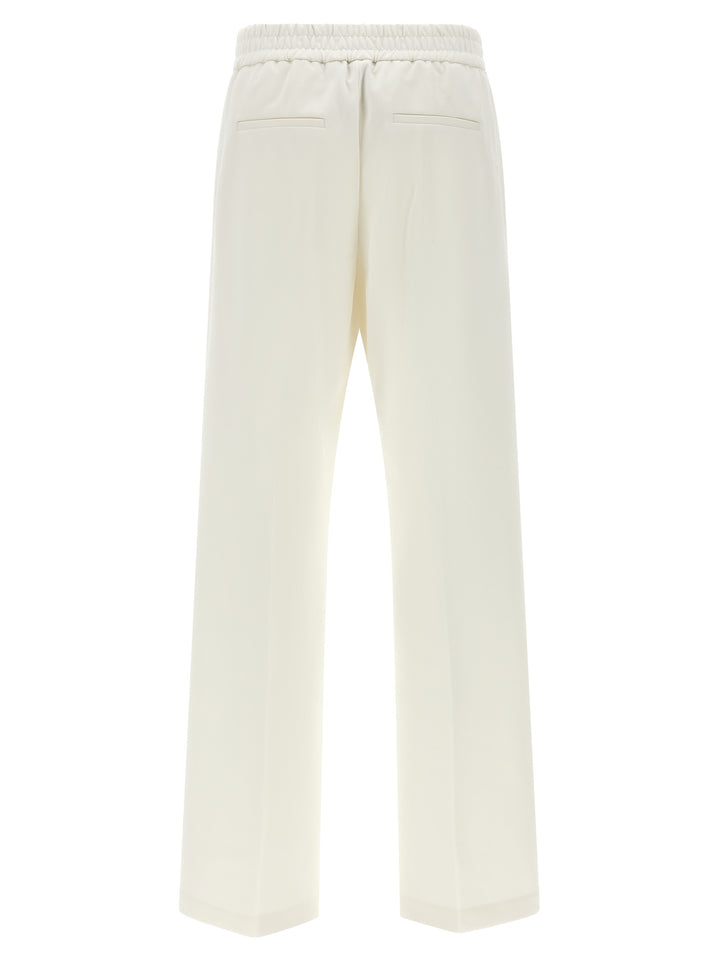 Peserico White Cotton Casual Pants