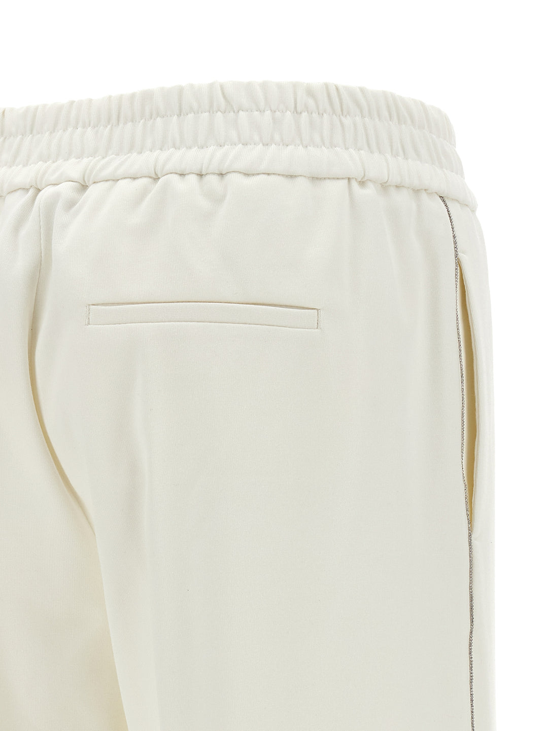 Peserico White Cotton Casual Pants