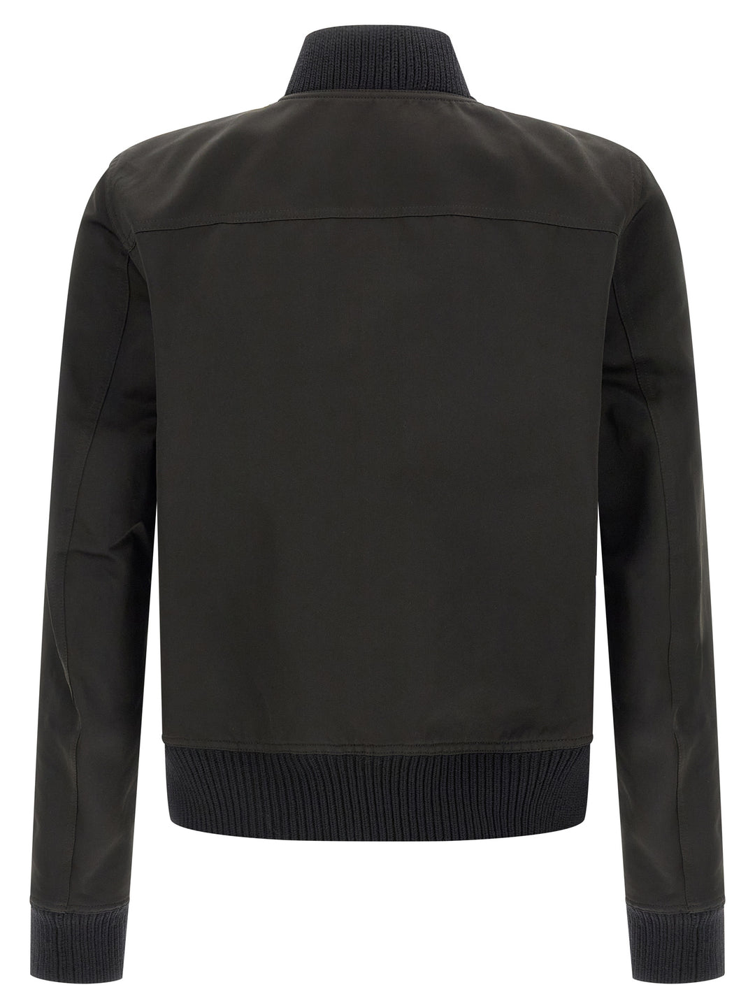 Rick Owens Black Polyester Bomber