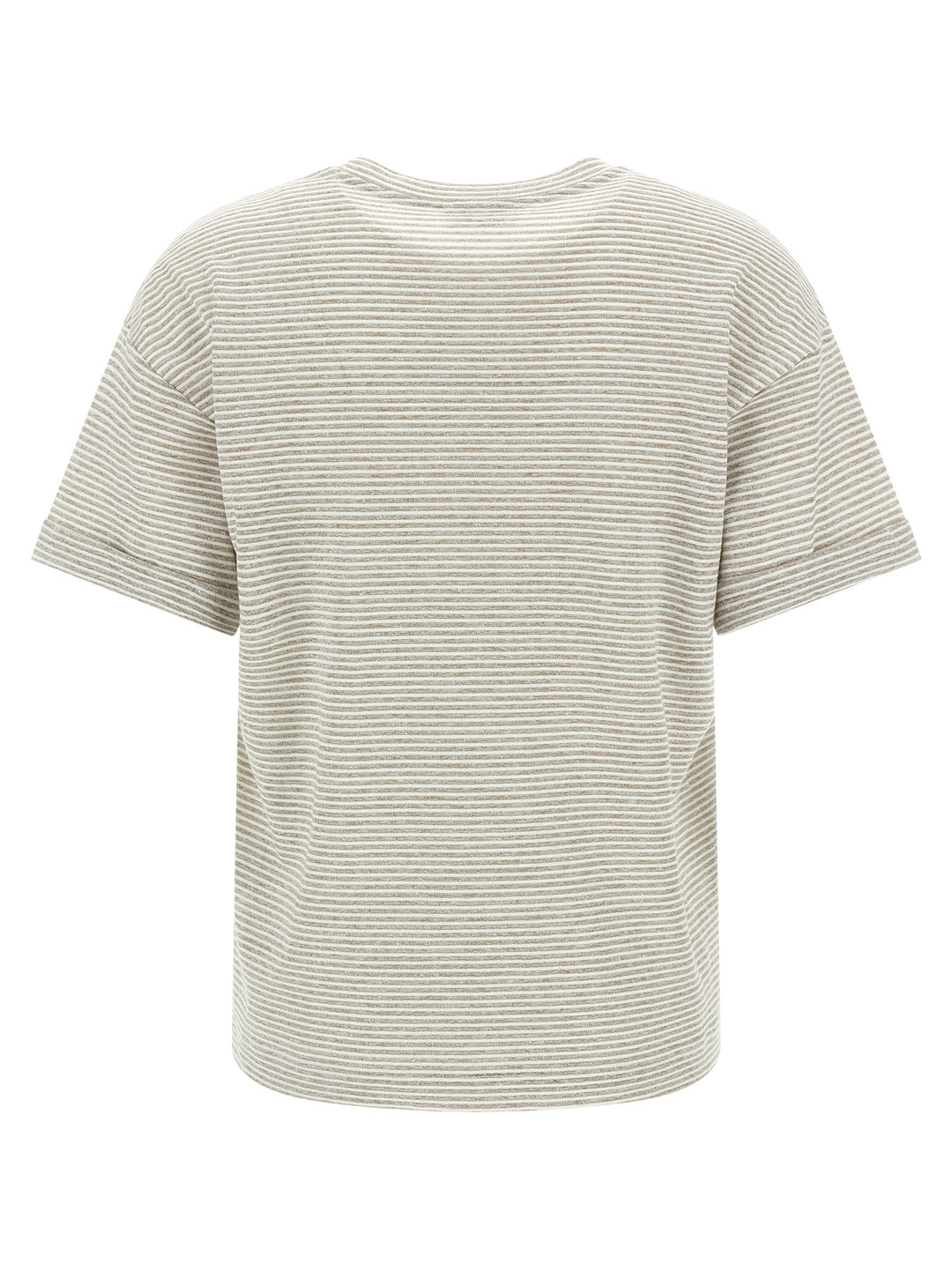 Peserico Beige Linen T-Shirt