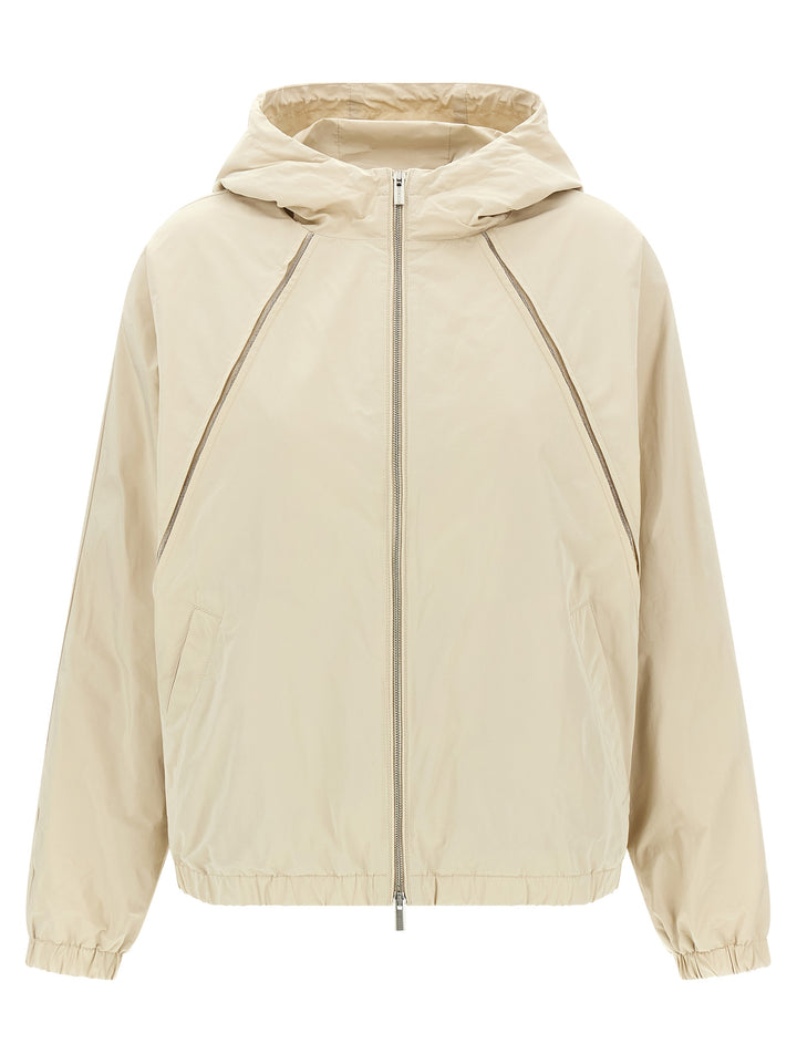 Peserico Beige Polyester Shell Jacket