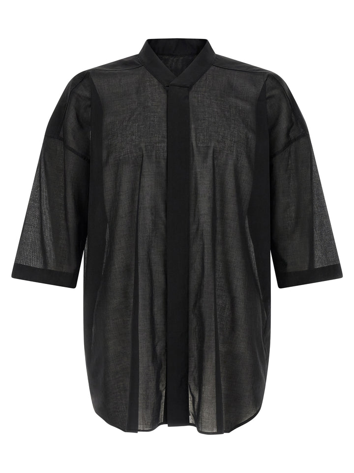 Rick Owens Black Cotton Blouse