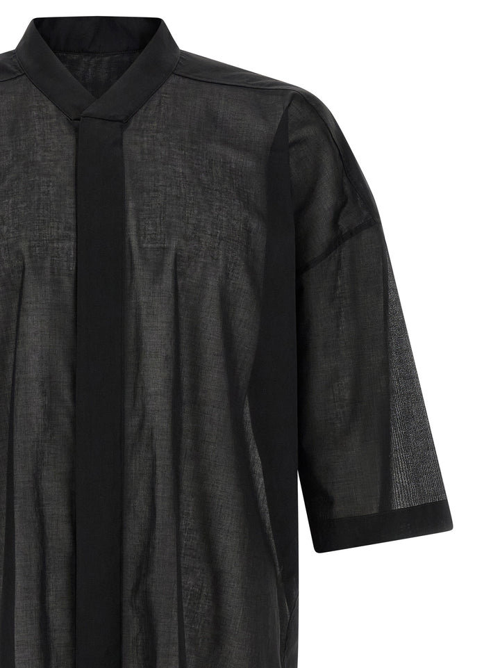 Rick Owens Black Cotton Blouse