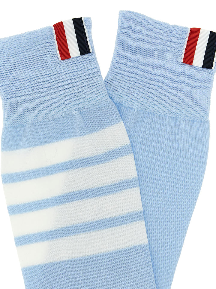 Thom Browne Blue Cotton Socks
