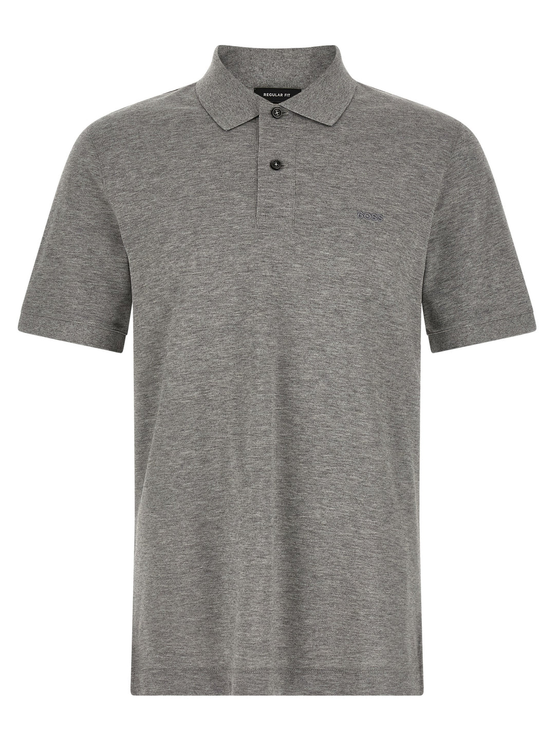 Hugo Boss Gray Cotton Polo Shirt
