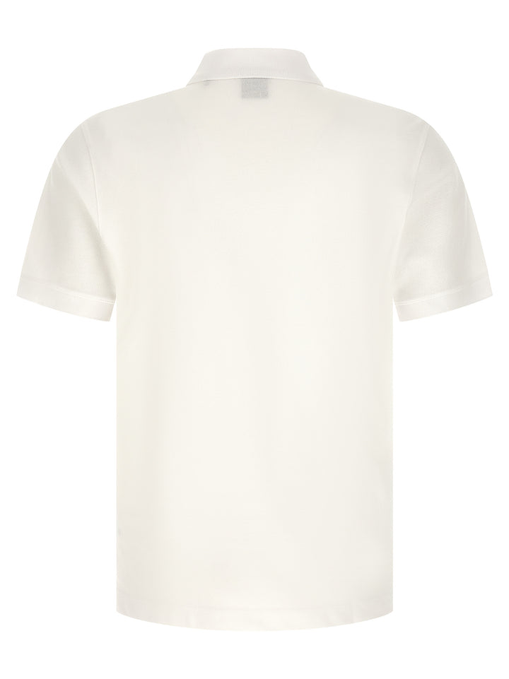 Hugo Boss White Cotton Polo Shirt