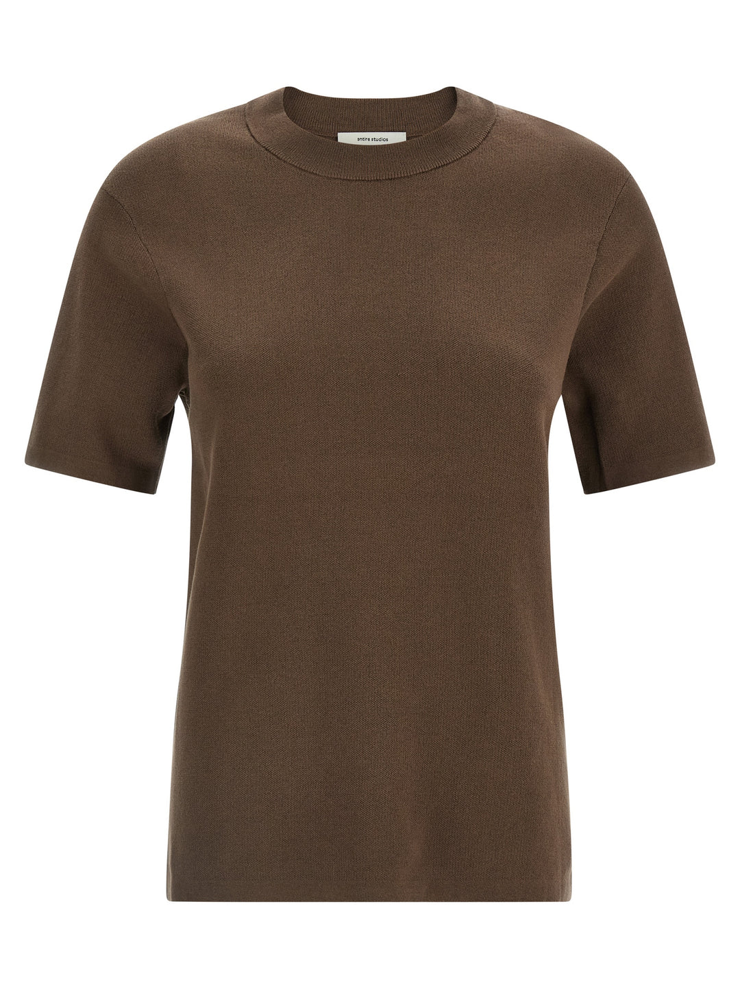 Entire Studios Brown Cotton T-Shirt