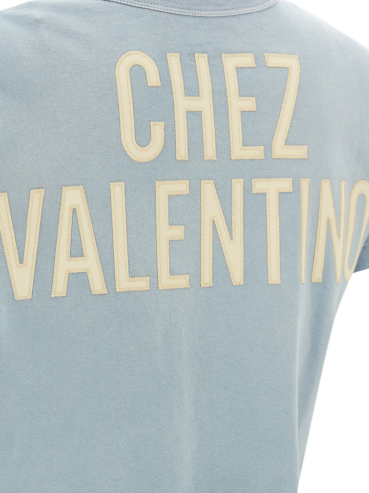 Valentino Garavani Blue Cotton T-Shirt