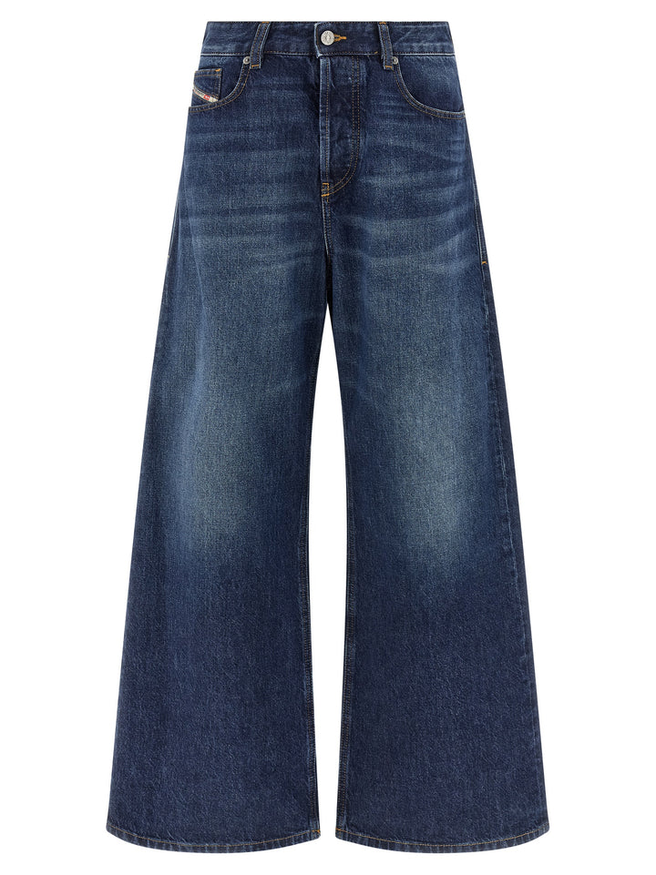 Diesel Blue Cotton Jeans Denim