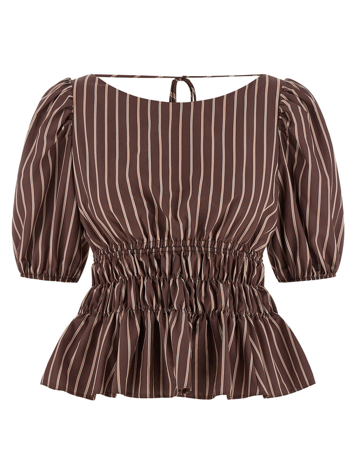 PINKO Brown Viscose Pattern Shirt