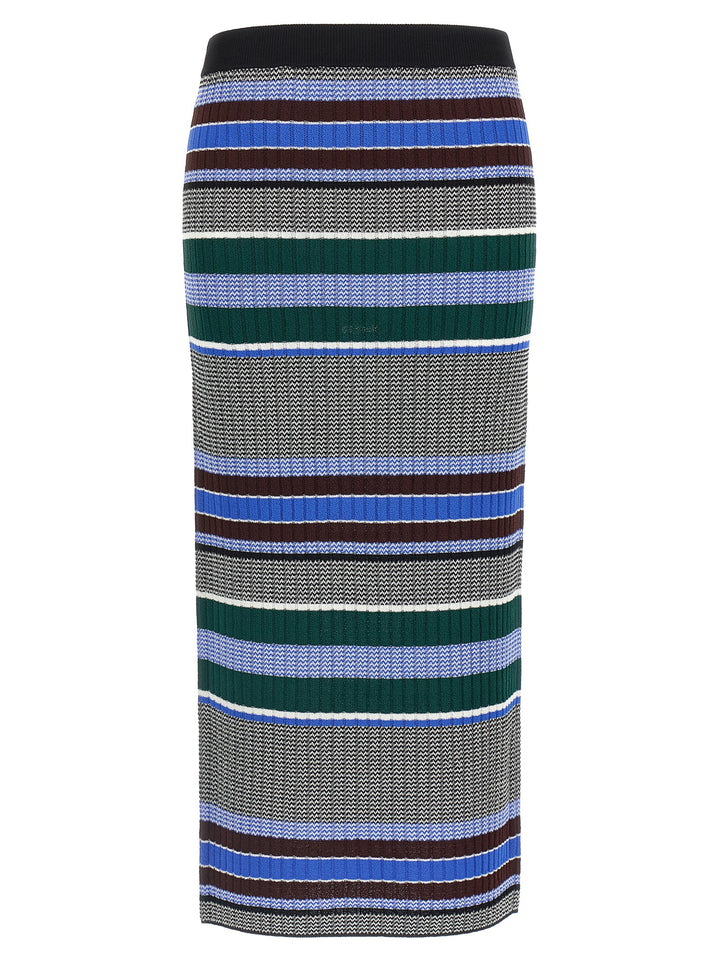 PINKO Multicolor Viscose Midi Skirt