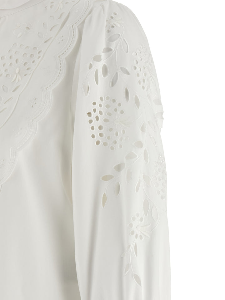 Valentino Garavani White Cotton Blouse