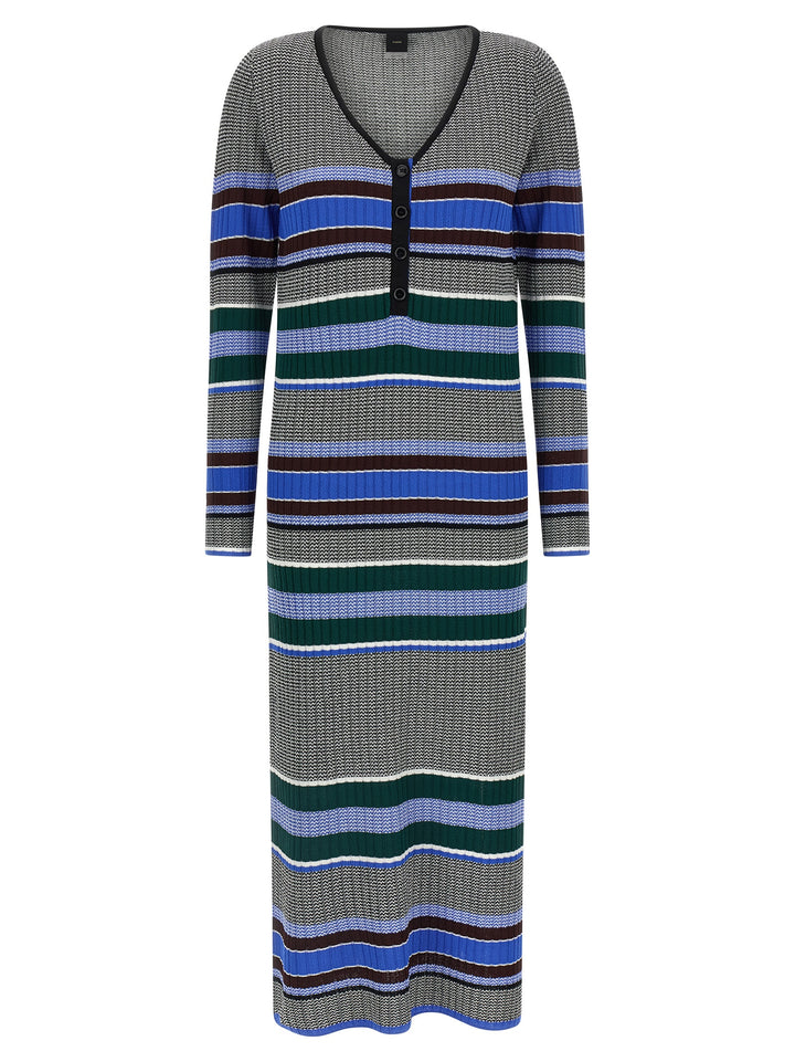 PINKO Multicolor Viscose Long Dress