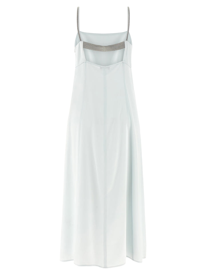 Peserico Blue Viscose Long Dress