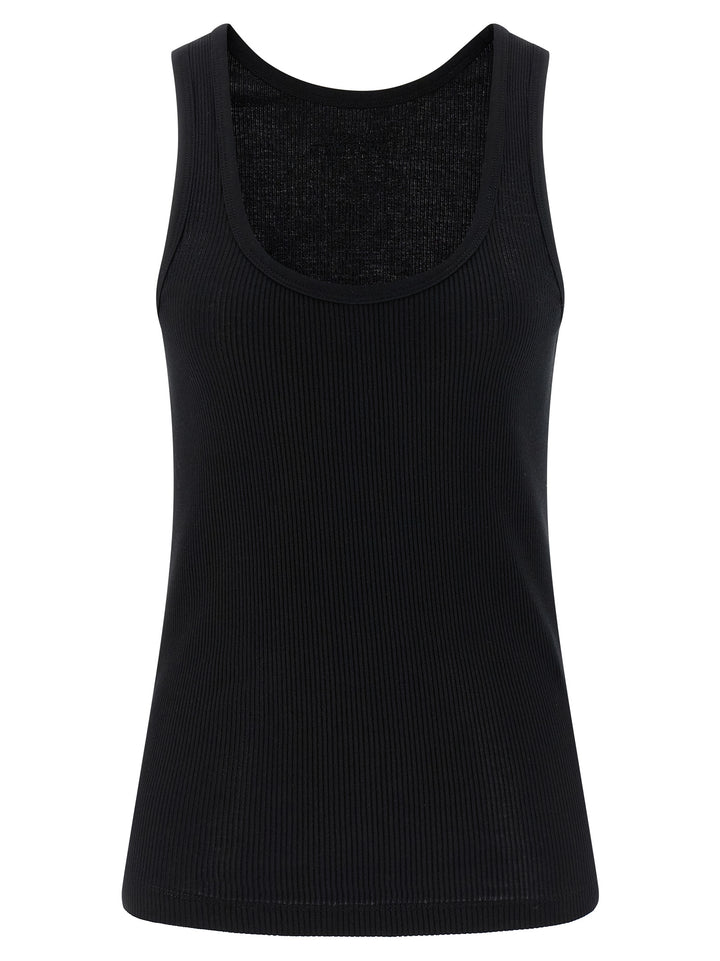 Isabel Marant Black Cotton Tank Tops