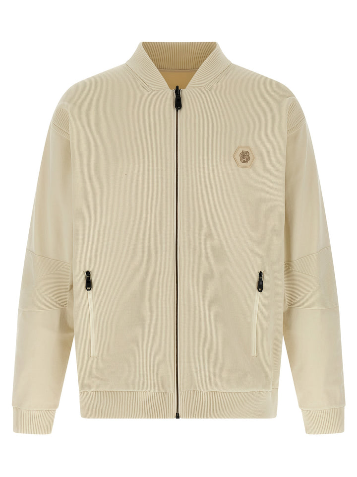 Hugo Boss Beige Polyamide Bomber