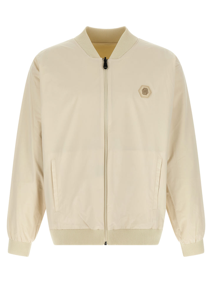 Hugo Boss Beige Polyamide Bomber