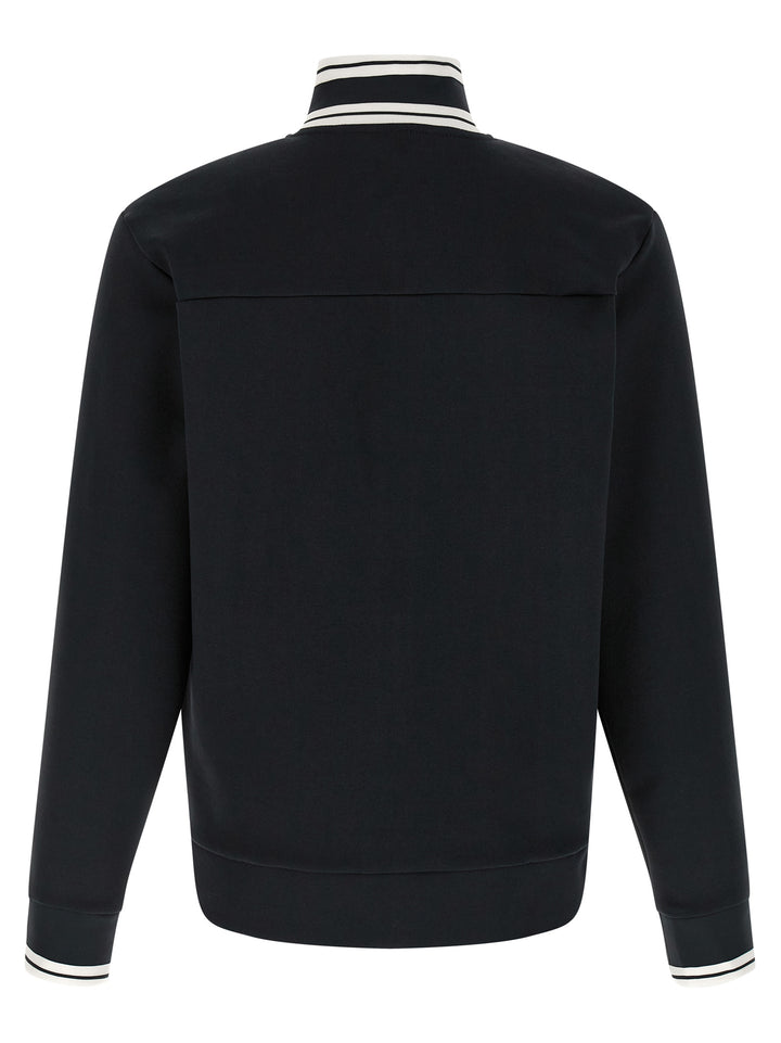 Hugo Boss Blue Cotton Sweatshirt