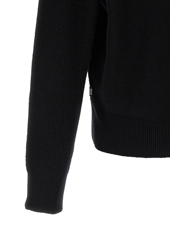 Hugo Boss Black Virgin Wool Cardigan