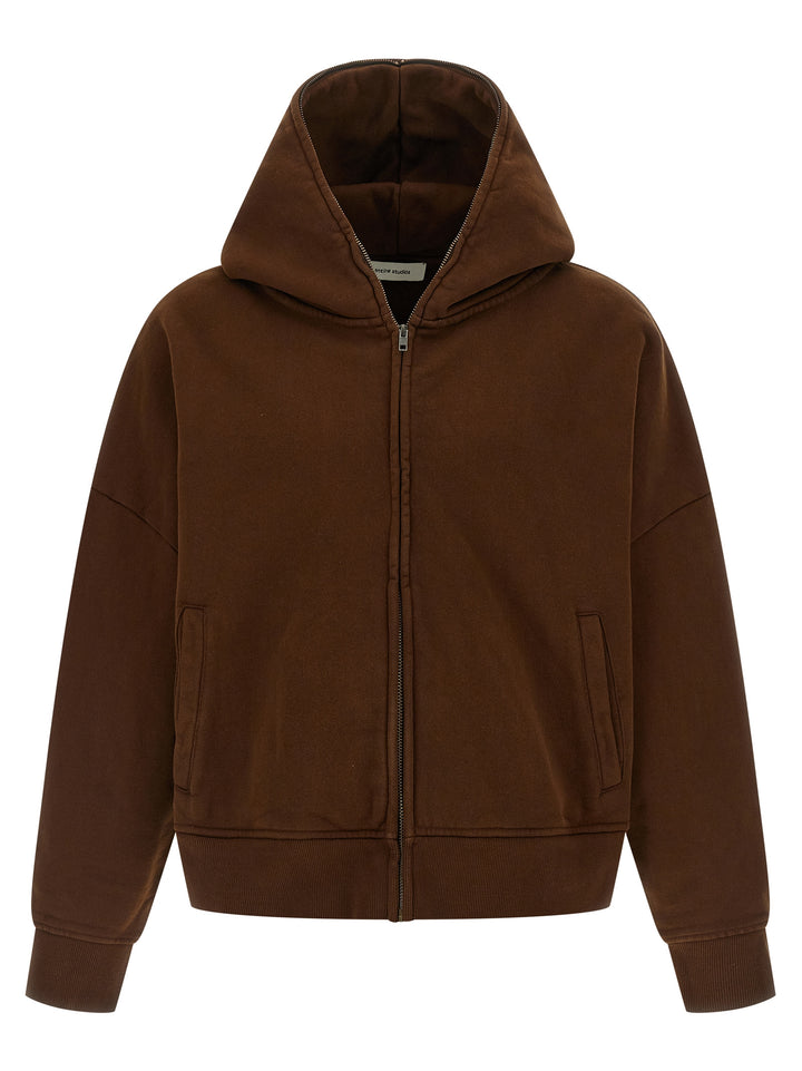 Entire Studios Brown Cotton Sweatshirt
