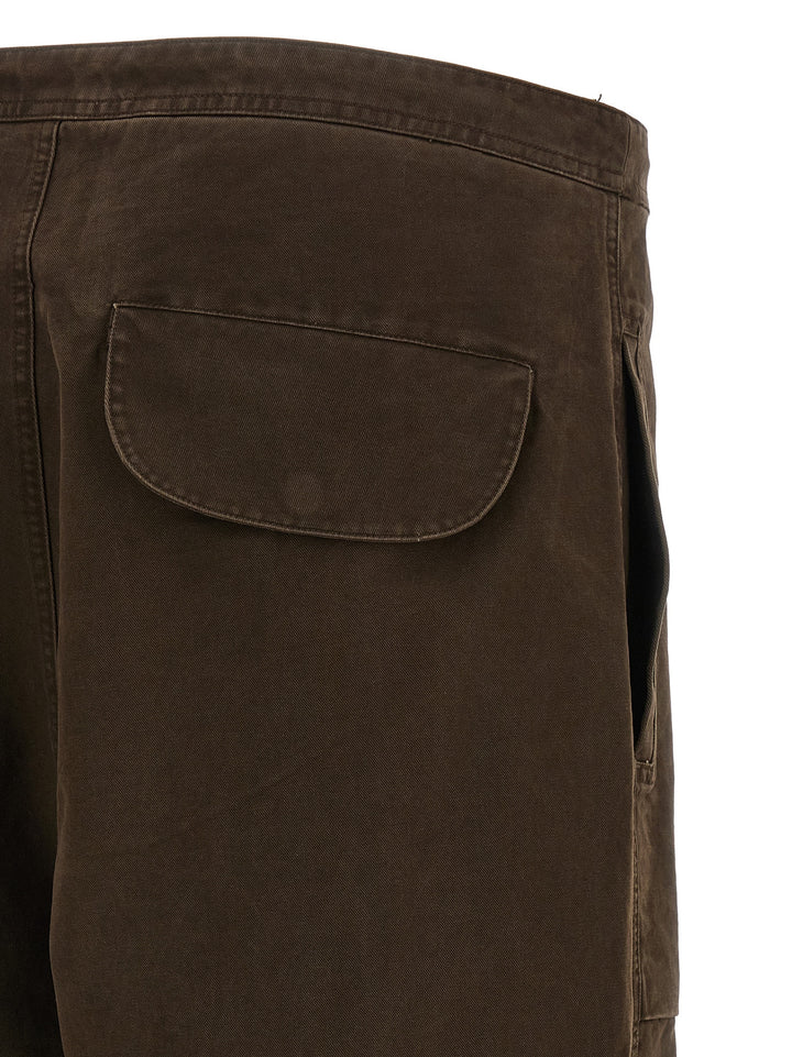 Entire Studios Brown Cotton Cargo Pants