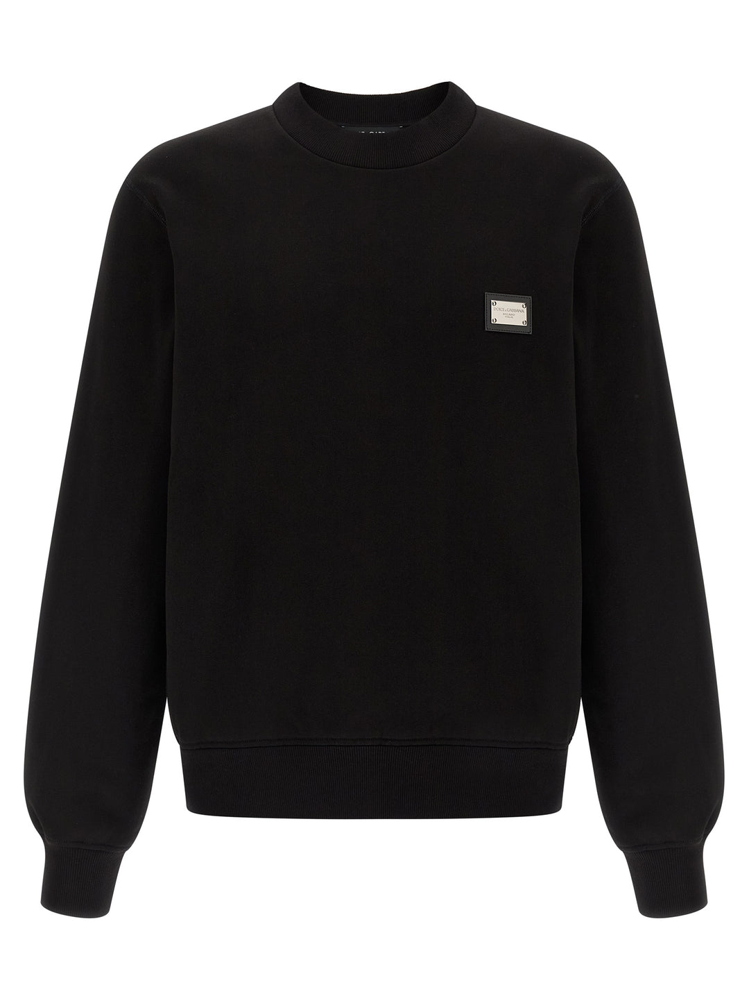 Dolce &amp; Gabbana Black Cotton Sweatshirt