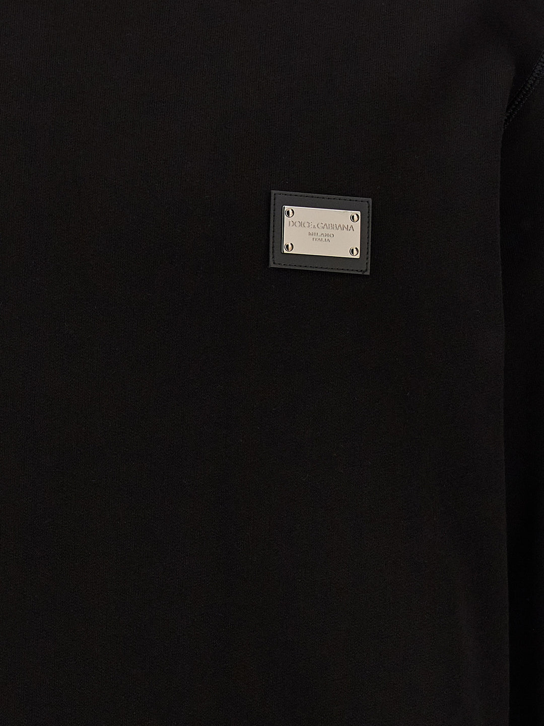 Dolce &amp; Gabbana Black Cotton Sweatshirt