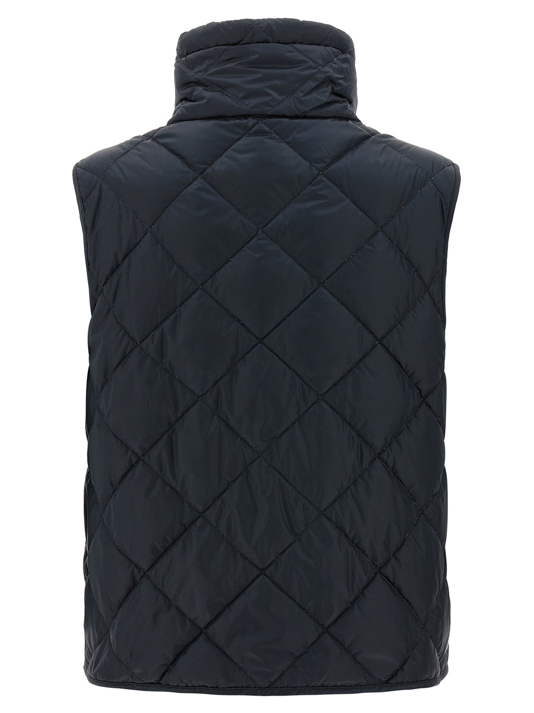 Max Mara Blue Polyamide Sleeveless Jacket