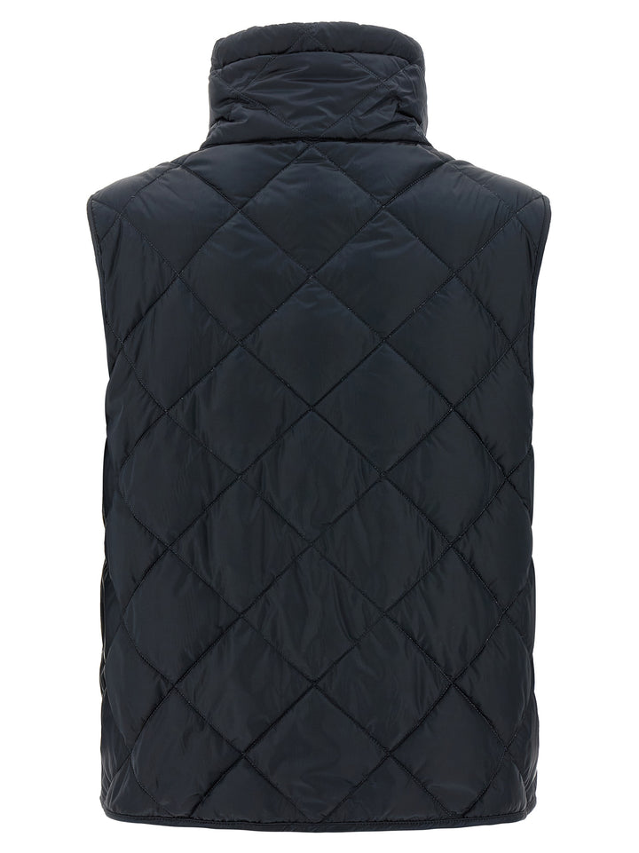 Max Mara Blue Polyamide Sleeveless Jacket