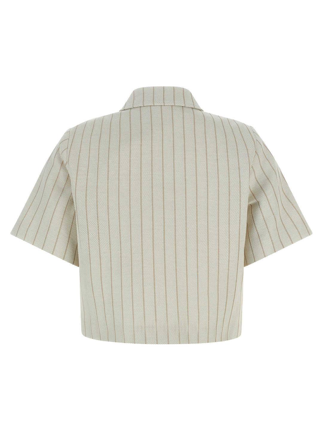 Max Mara Beige Cotton Full-Length Jacket
