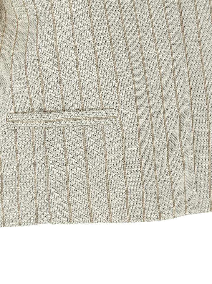 Max Mara Beige Cotton Full-Length Jacket