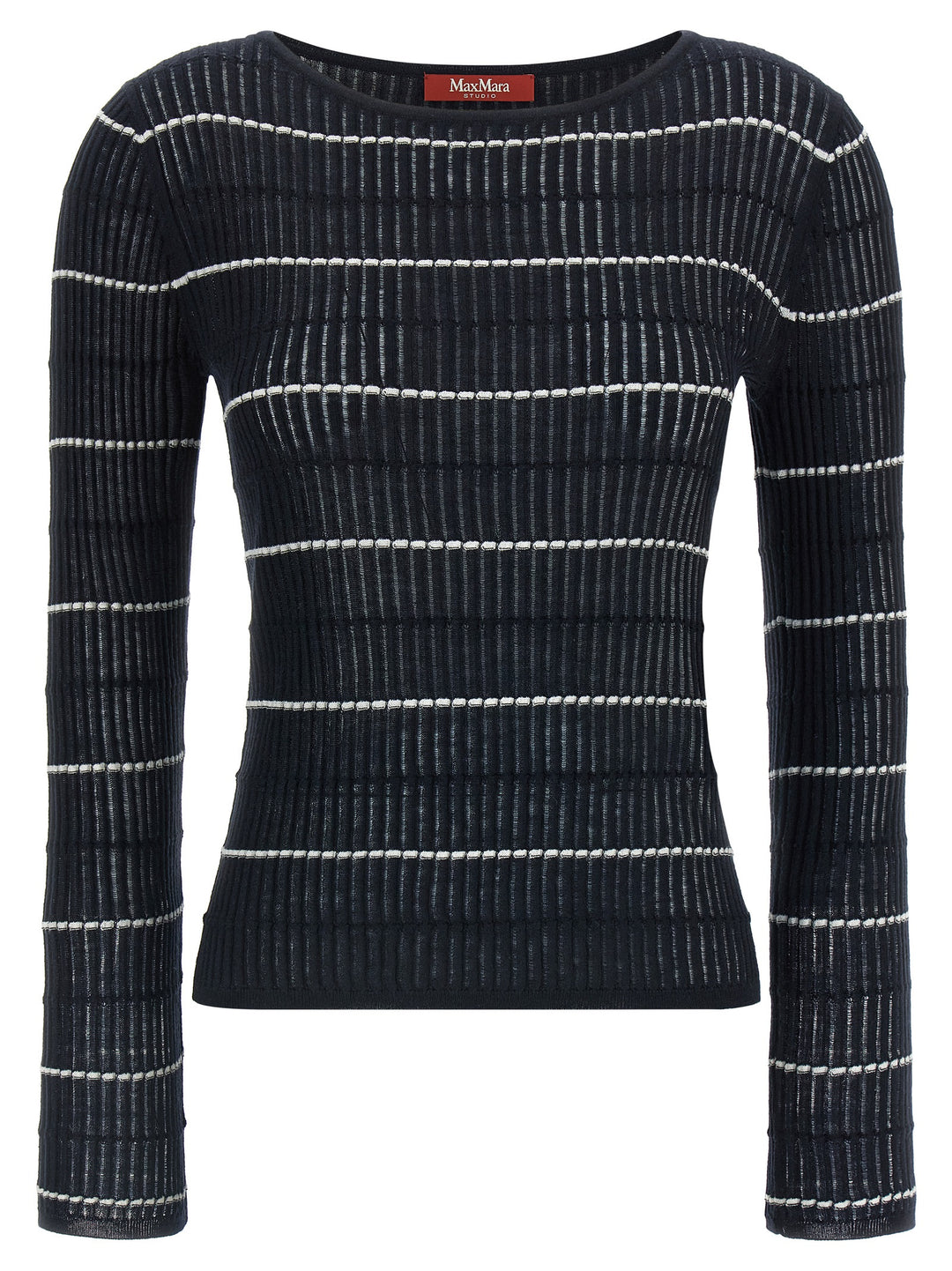 Max Mara Blue Silk Cardigan