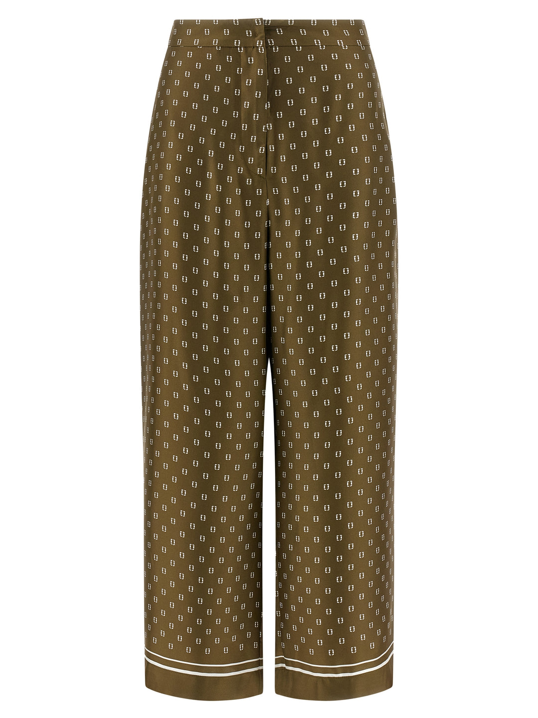 Max Mara Bicolor Silk Casual Pants