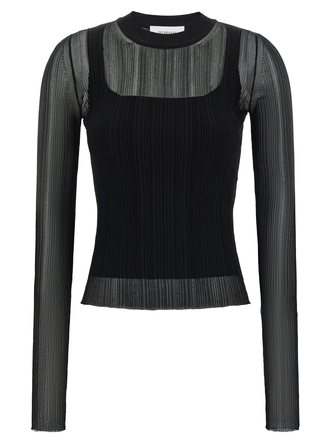 Sportmax Black Viscose Cardigan