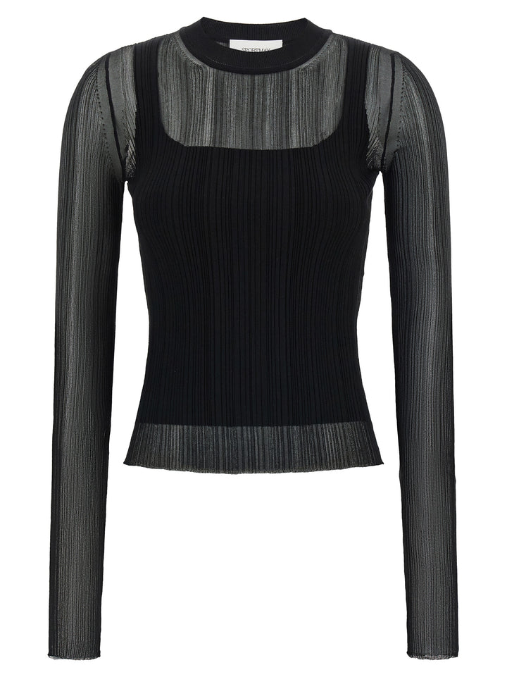 Sportmax Black Viscose Cardigan
