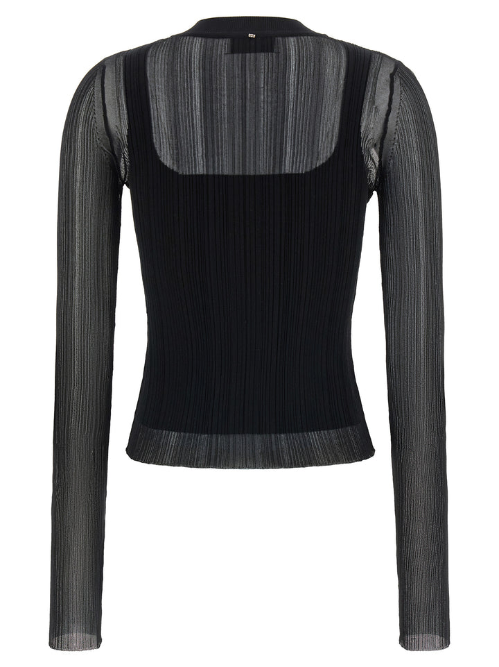 Sportmax Black Viscose Cardigan