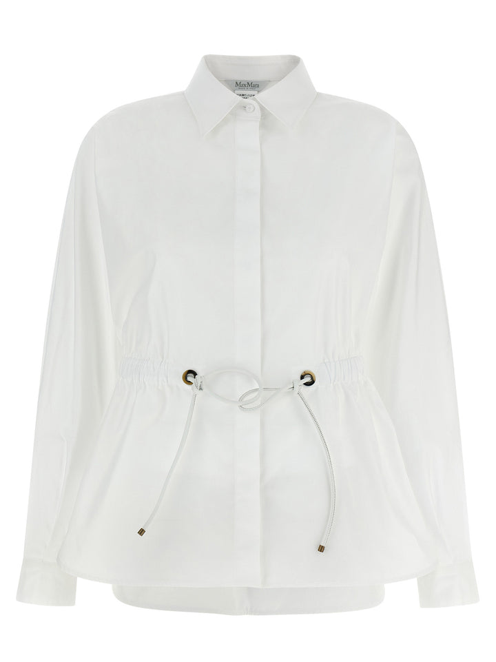 Max Mara White Cotton Blouse