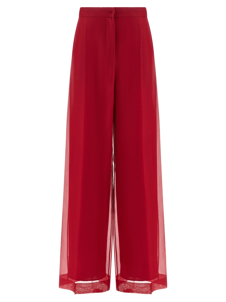Max Mara Multicolor Silk Casual Pants