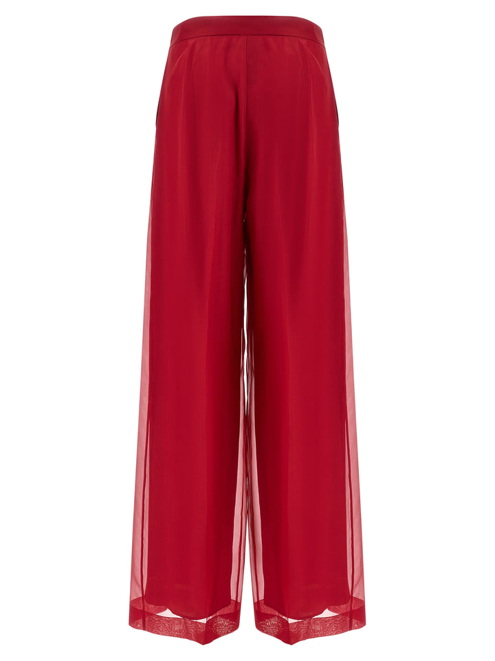 Max Mara Multicolor Silk Casual Pants
