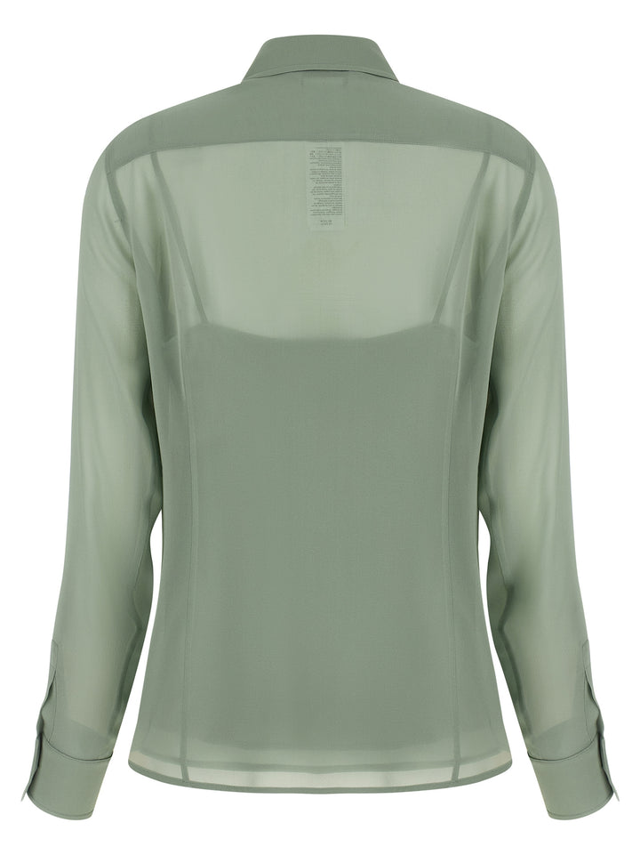 Max Mara Bicolor Silk Blouse