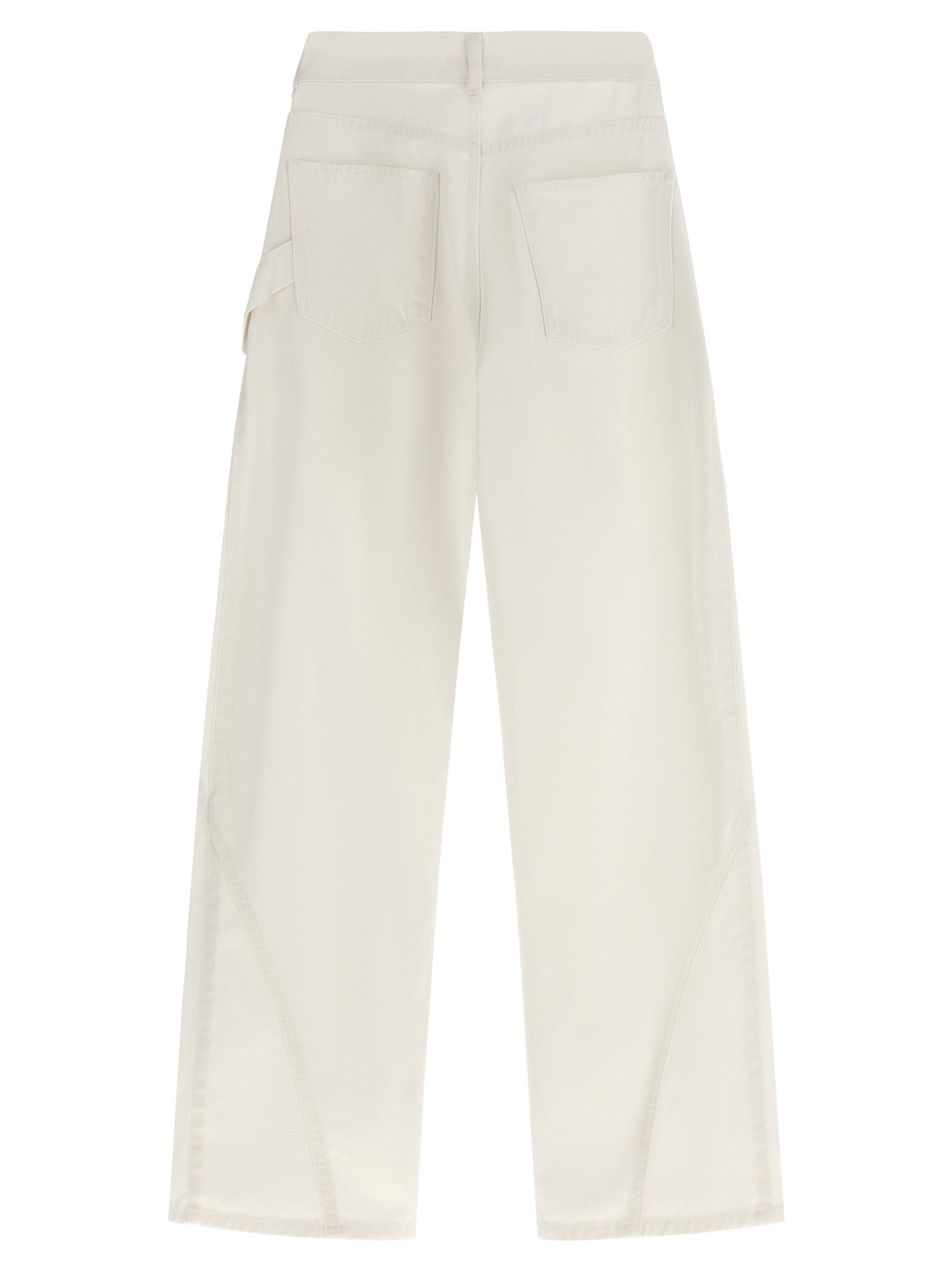 J.W.Anderson White Cotton Jeans Denim