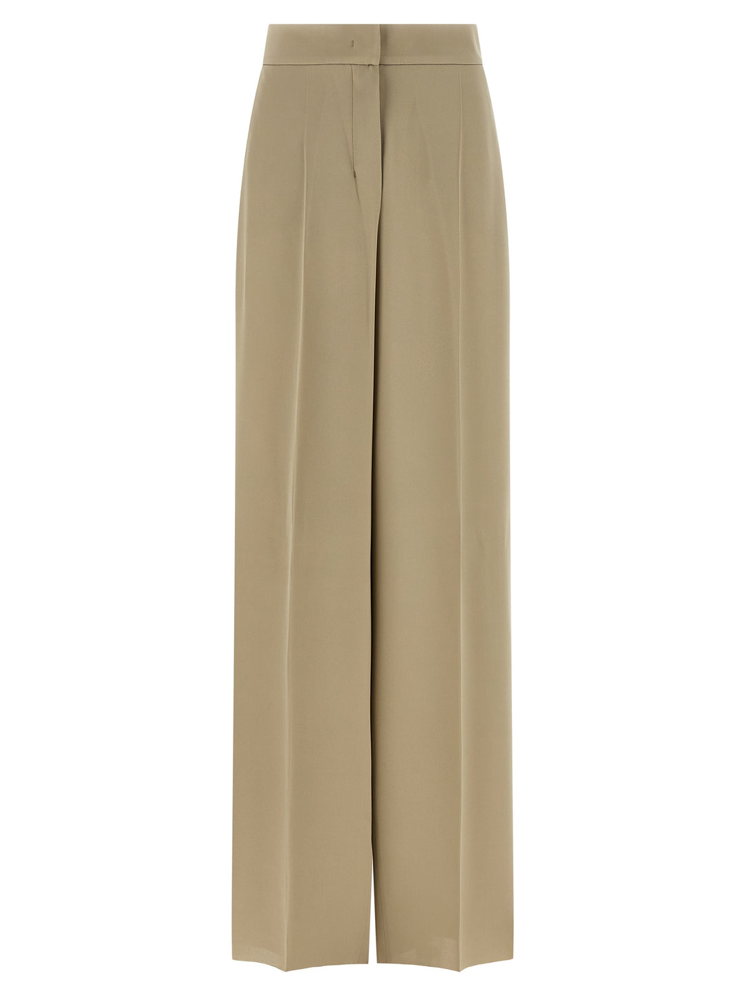 Max Mara Beige Silk Dress Pants