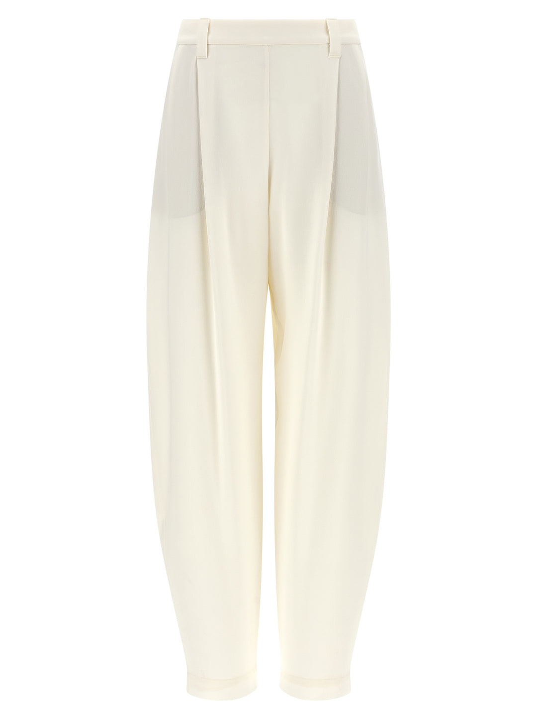 Brunello Cucinelli Beige Viscose Casual Pants