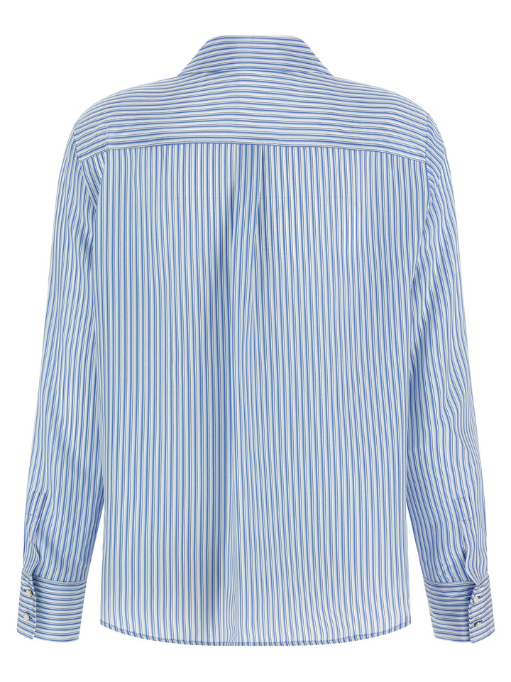 Max Mara Blue Silk Blouse