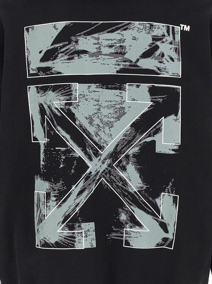 Off-White Black Cotton Sweatshirt