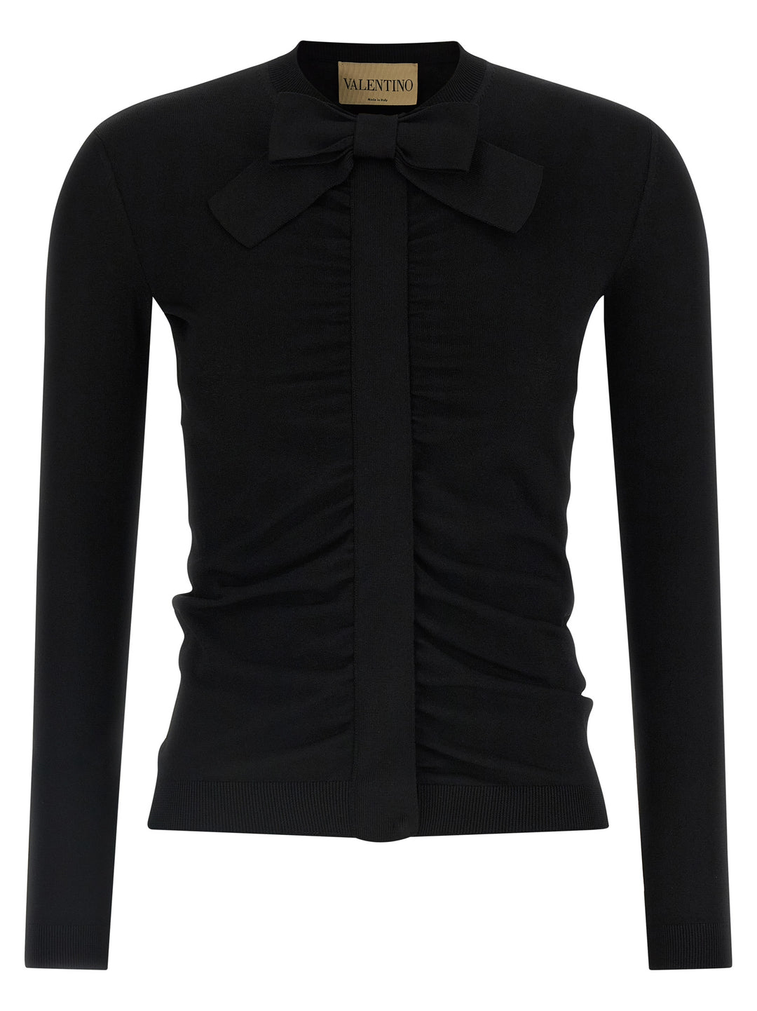 Valentino Garavani Black Viscose Cardigan
